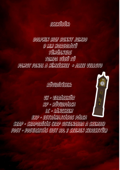 HORGOLÁSI MINTA óriás szörny